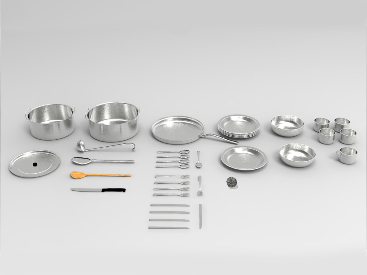 Stainless Steel Kitchen Set Unhcr Type 60 Carton | Richt Inc – Richt ...